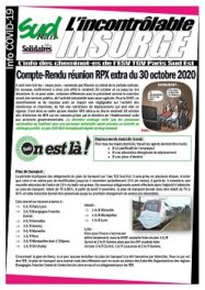 L’incontrôlable Insurgé : RPX extra du 30 octobre
