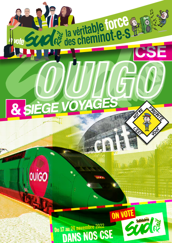 Elections pro 2022 : CSE OUIGO & Siège SNCF Voyages