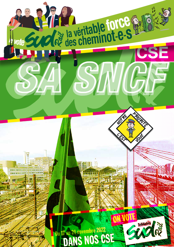 Elections pro 2022 : CSE SA SNCF