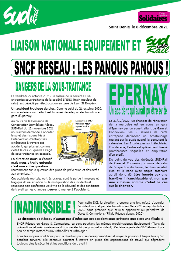 SNCF RESEAU : les Panous panous !