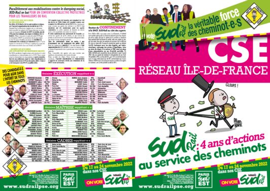 Elections pro 2022 : CSE Réseau Ile-de-France